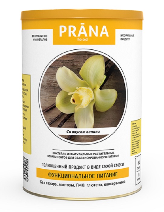 фото Фитнес питание PRANA food Коктейль - Ваниль, 450