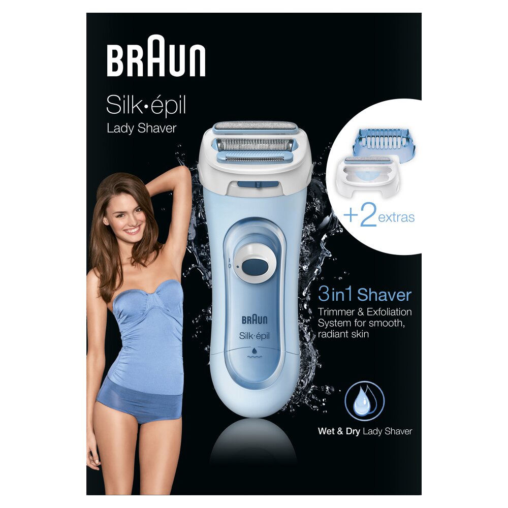 фото Электробритва для женщин Braun Lady Shaver 5-160 WetDry 3-в-1