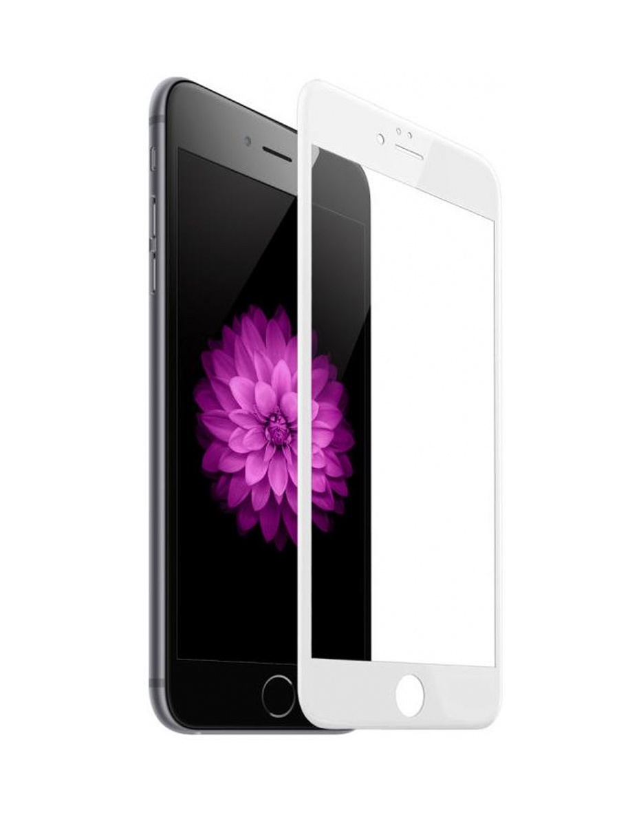 фото Защитное стекло Apple iPhone 7 Plus Baseus Silk Screen Printed White 0.2mm