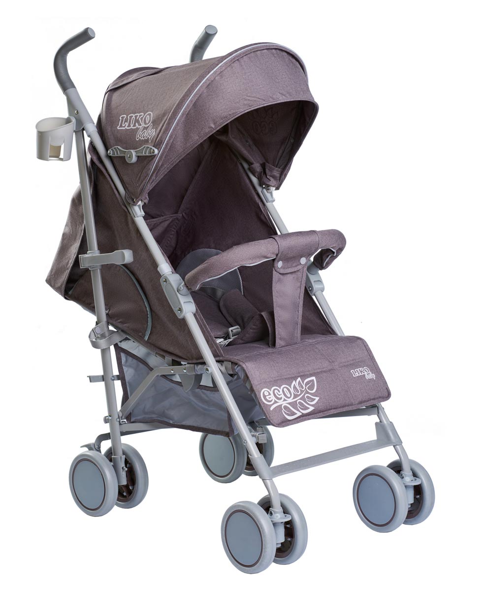 фото Коляска-трость Liko Baby City Style BT109, серый