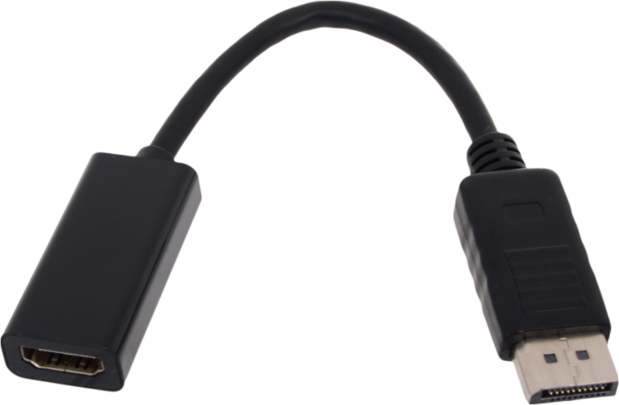 фото Кабель-переходник DisplayPort --> HDMI-F 0.2m , Telecom (TA553)