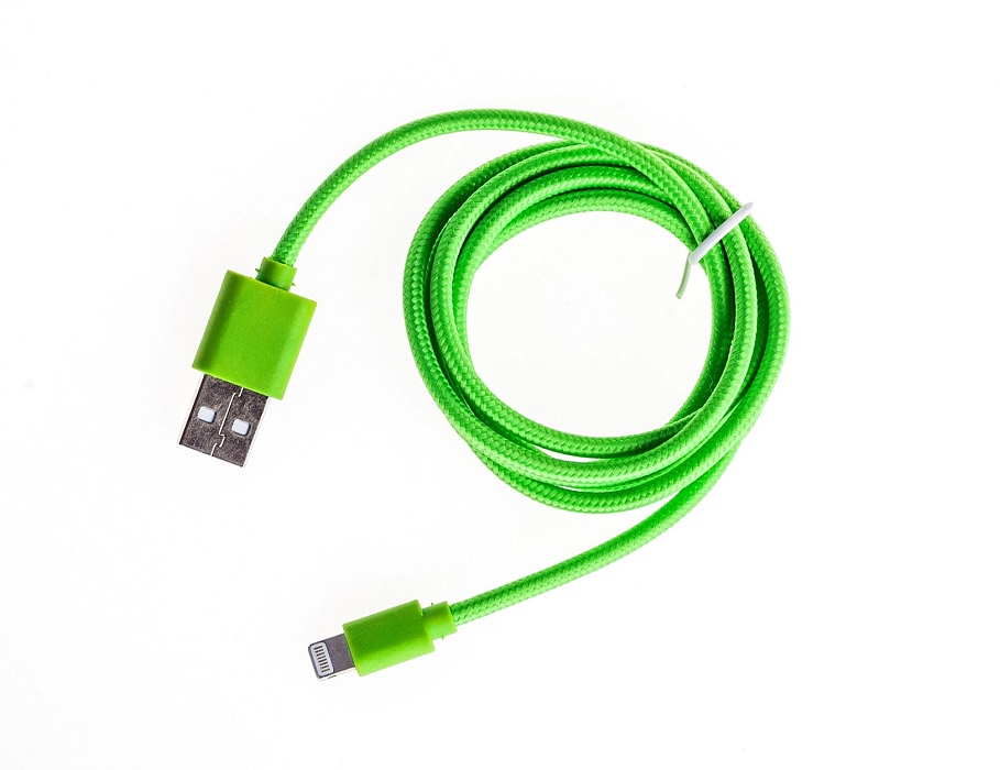 фото Кабель Prolike, 1.2 м, USB - 8 pin, зеленый