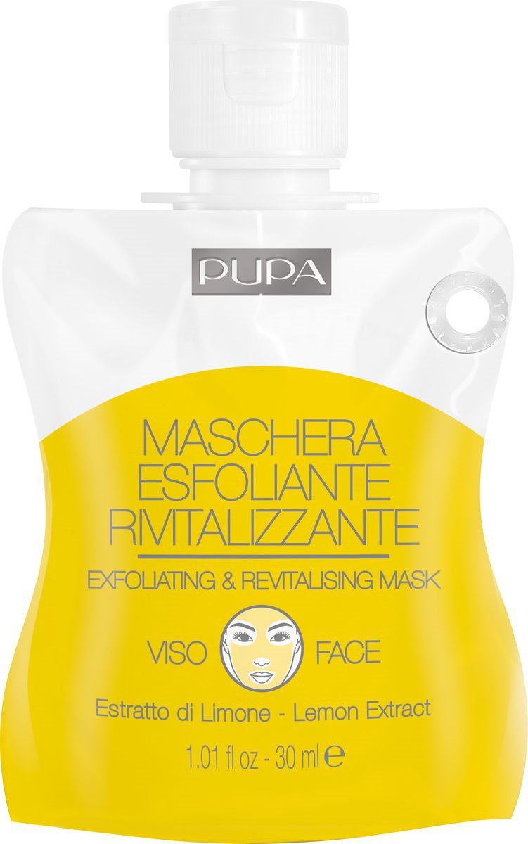 фото Маска для лица Pupa Exfoliating & Revitalizing Mask, в саше, 30 мл