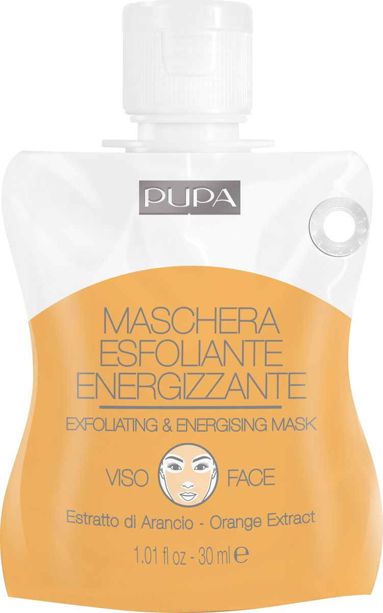 фото Маска для лица Pupa Exfoliating &Energizing Mask, в саше, 30 мл