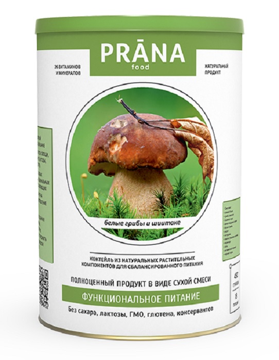 фото Фитнес питание PRANA food Суп - Белые грибы и шиитаке