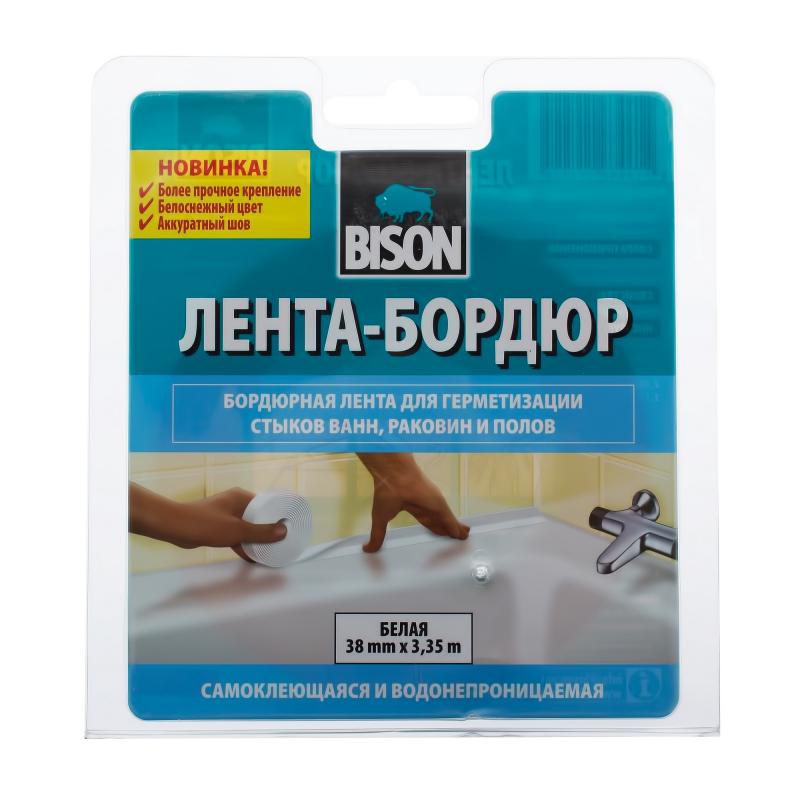 фото Изоляционная лента BISON Санитарная лента Bison Sealantstrip Sanitary White FPB 38mm*3,35m, 6311183