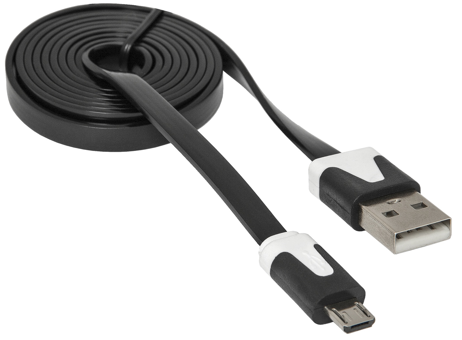 фото USB кабель Defender USB08-03P USB2.0 AM-MicroBM, 1.0м пакет