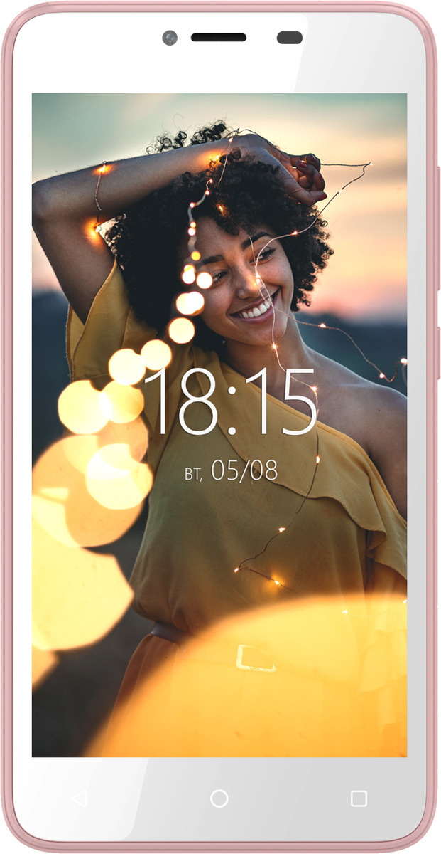 фото Смартфон BQ Mobile 5000G Velvet Easy 0,5 / 8 GB, розовое золото