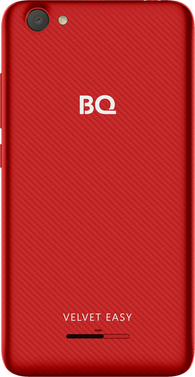 фото Смартфон BQ 5000G Velvet Easy, 8 ГБ, винный красный Bq mobile