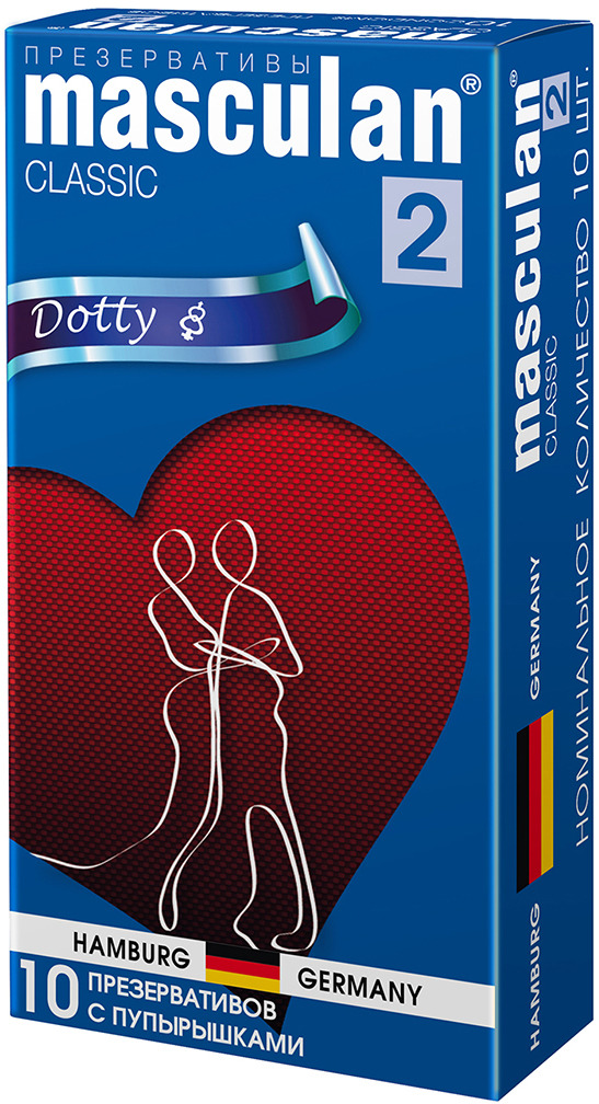 Masculan 2 презервативы Classic №10 с пупырышками —  в интернет .