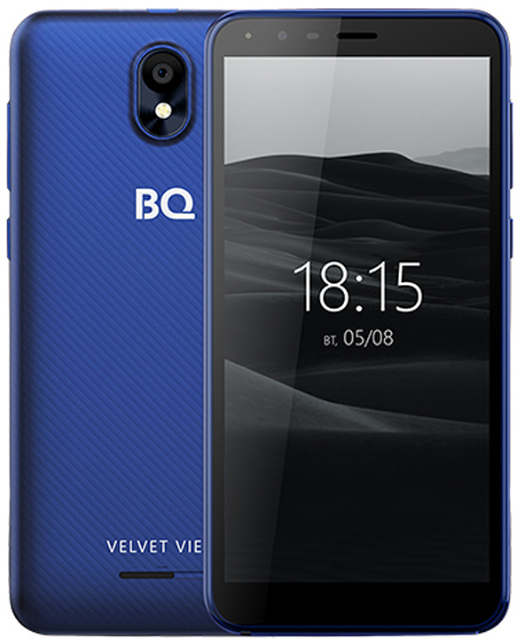 фото Смартфон BQ 5300G Velvet View, 8 ГБ, синий Bq mobile