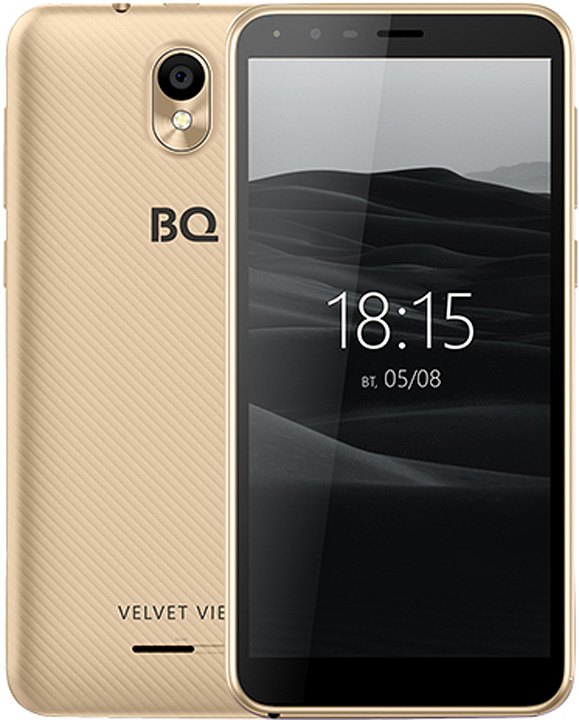 фото Смартфон BQ Mobile 5300G Velvet View 0,5 / 8 GB, золотой