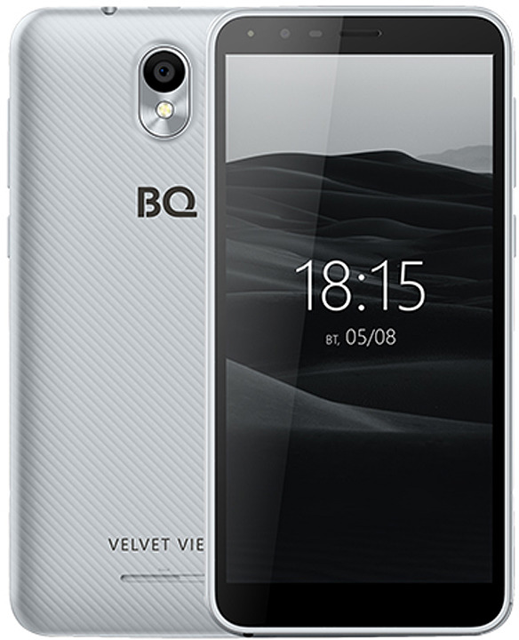 фото Смартфон BQ 5300G Velvet View, 8 ГБ, серебристый Bq mobile