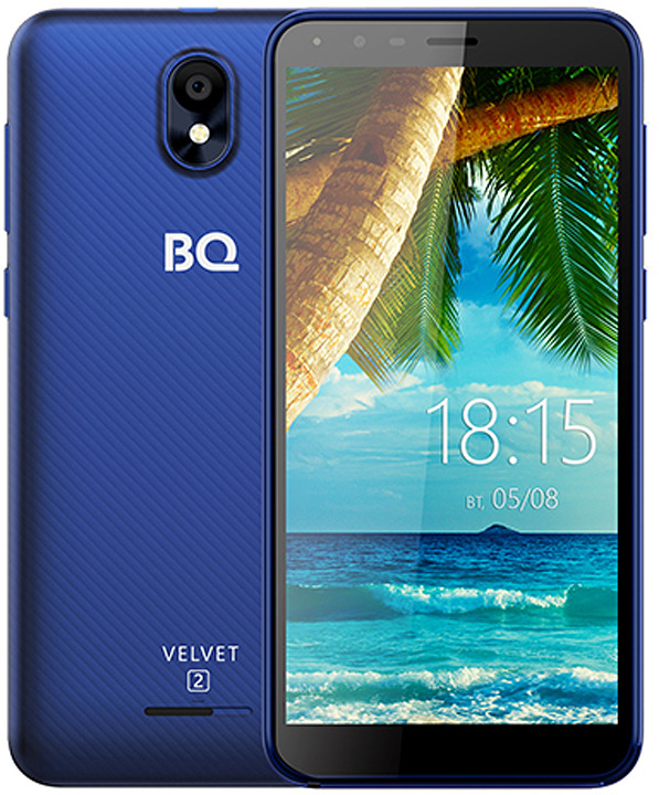 фото Смартфон BQ 5302G Velvet 2, 8 ГБ, синий Bq mobile