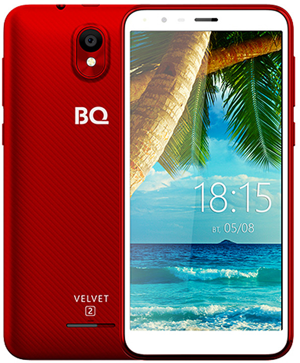 фото Смартфон BQ 5302G Velvet 2, 8 ГБ, винный красный Bq mobile