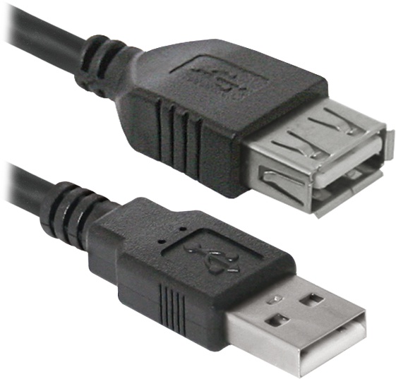 фото USB кабель Defender USB02-17 USB2.0 AM-AF, 5.0м