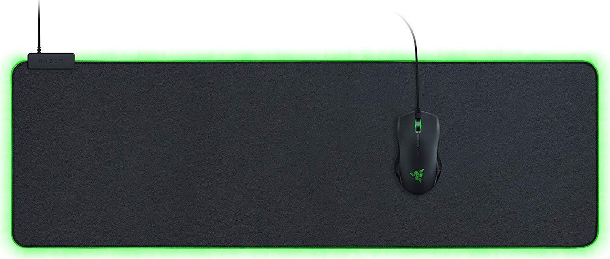 RazerИгровойковрикдлямышиGoliathusExtendedChroma(RZ02-02500300-R3M1),XXL,черный