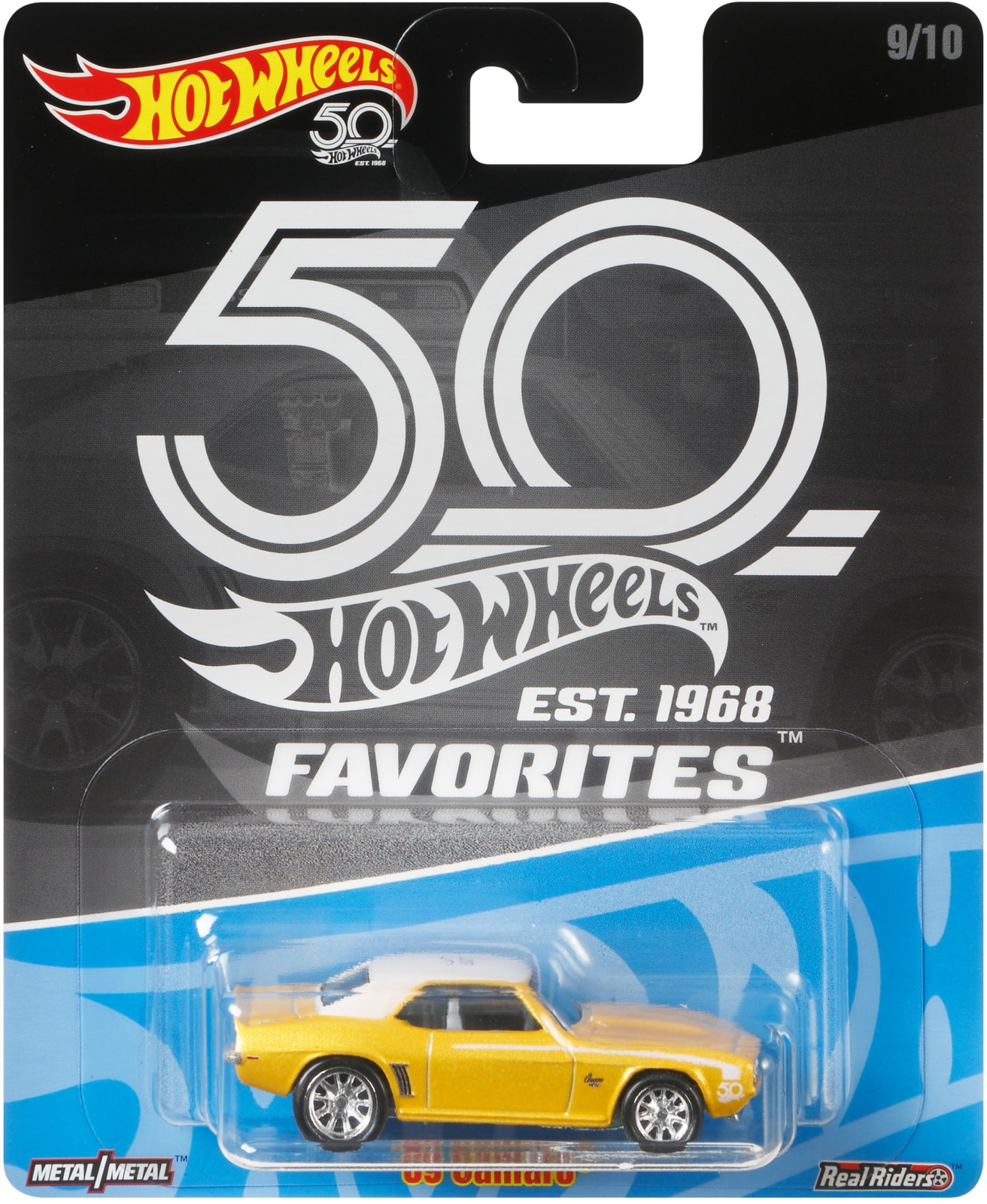 фото Трековая машинка Hot Wheels "Юбилейные", FLF35_FLF44, желтый металлик