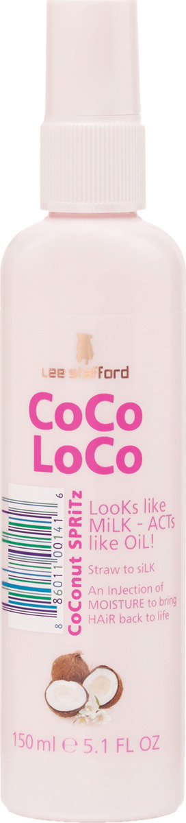 Спрей для волос Lee Stafford Сосо Loco, увлажняющий, с кокосовым маслом, 150 мл