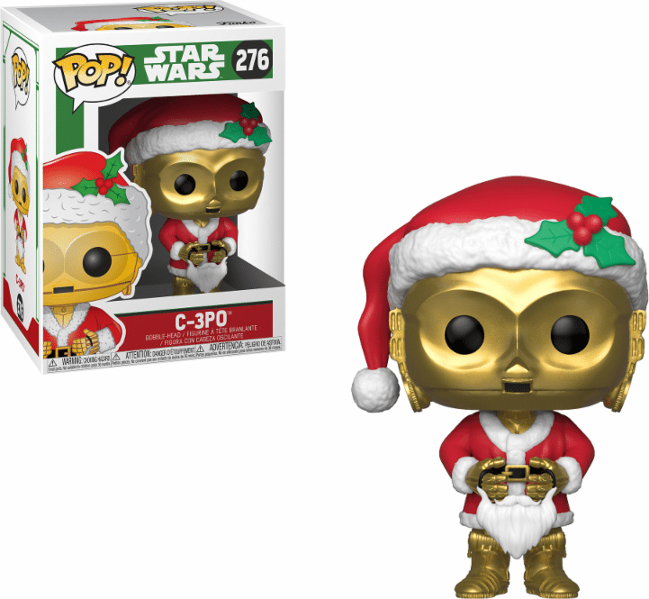 фото Фигурка Funko POP! Bobble: Star Wars: Holiday: C-3PO as Santa 33888