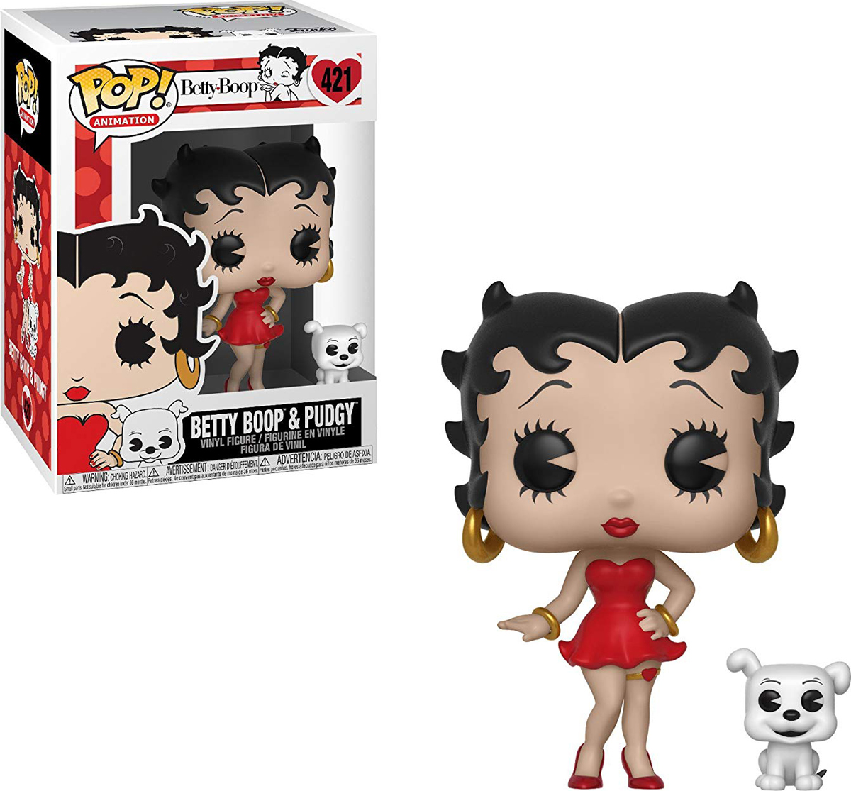 фото Фигурка Funko POP! Vinyl: Betty Boop: Betty w/ Pudgy 33432