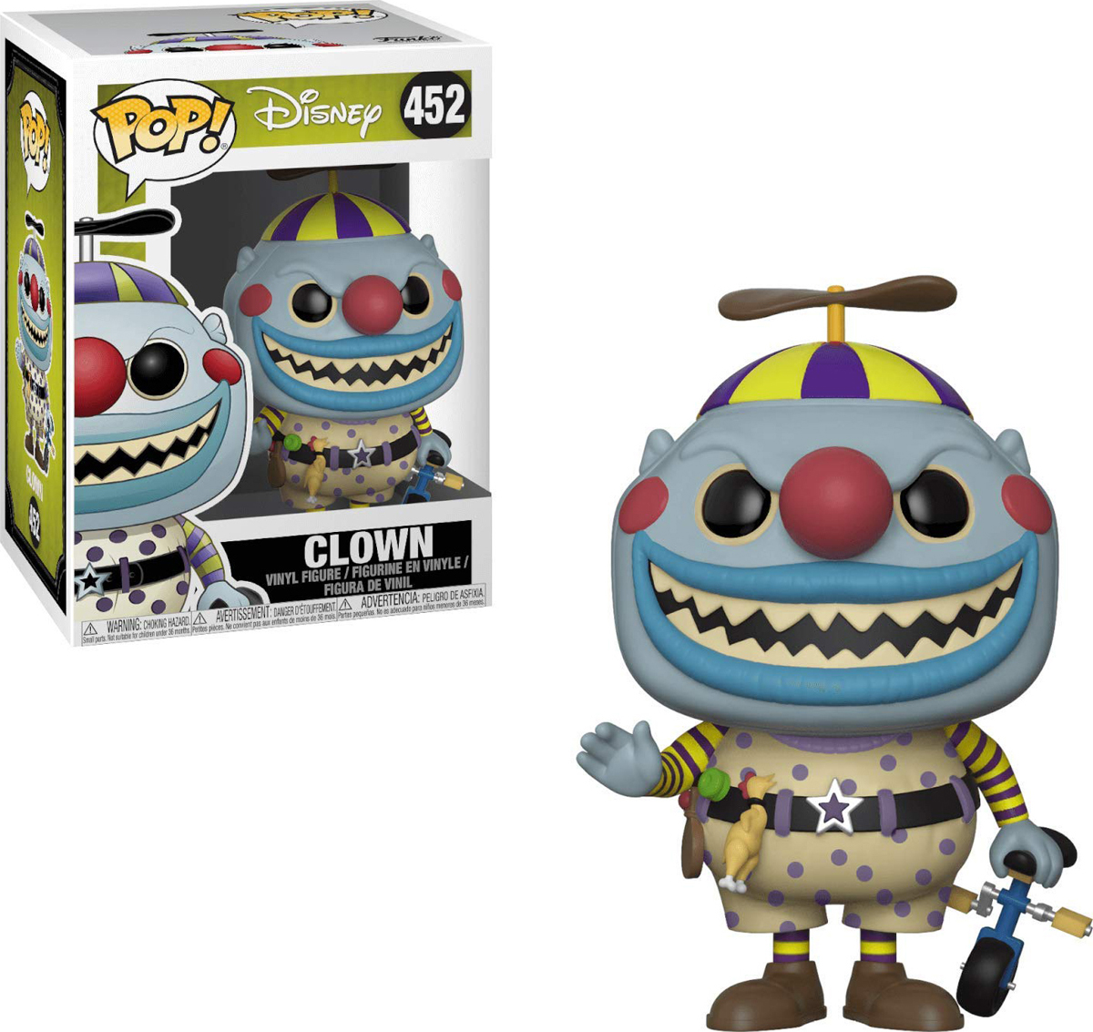 фото Фигурка Funko POP! Vinyl: Disney: NBX: Clown w/ a Tear-Away Face Chase 32840