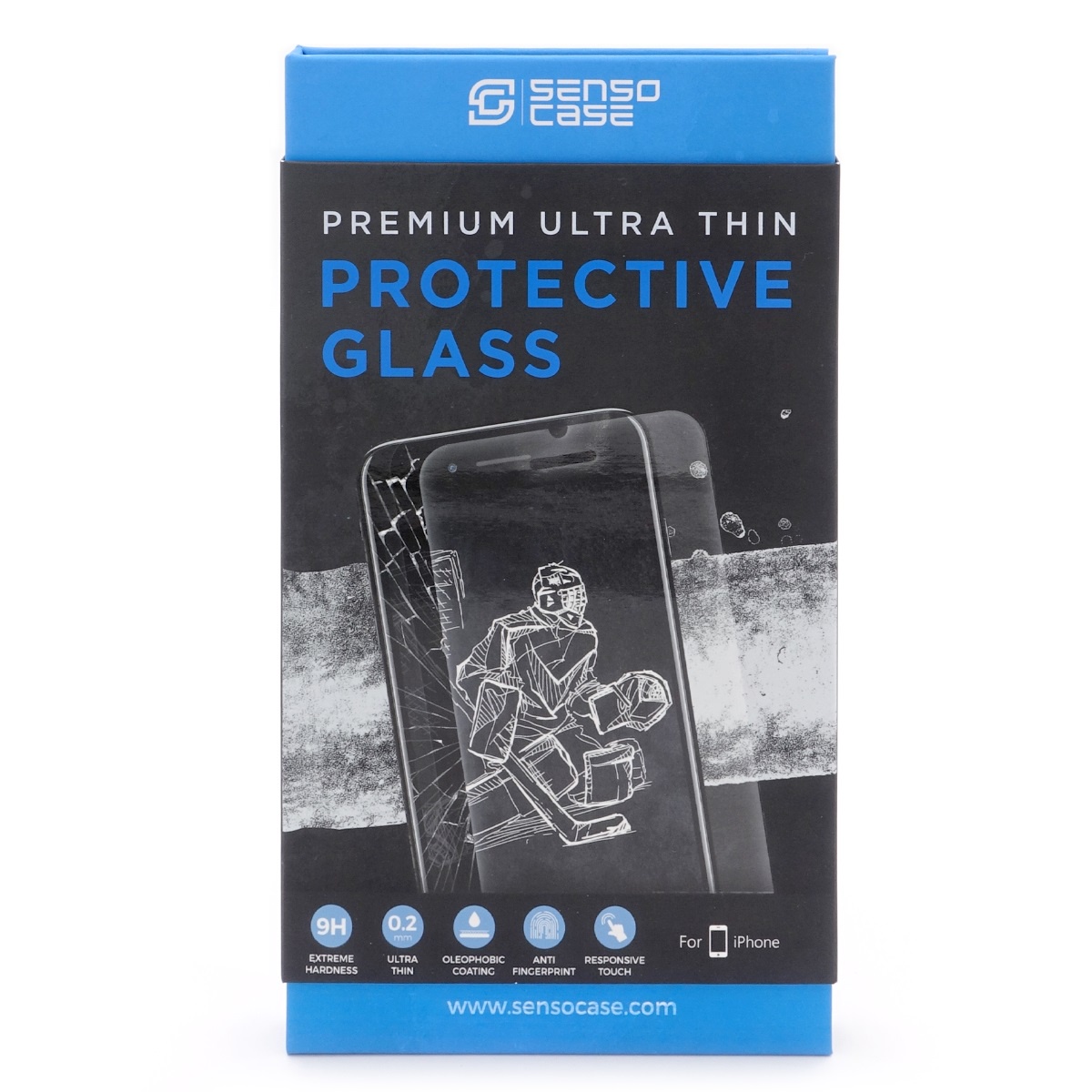 фото Защитное стекло SensoCase для iPhone 7 Protective Glass 0.2 mm 2,5D 9H+, ультратонкое, кристально прозрачное, PG-IP7