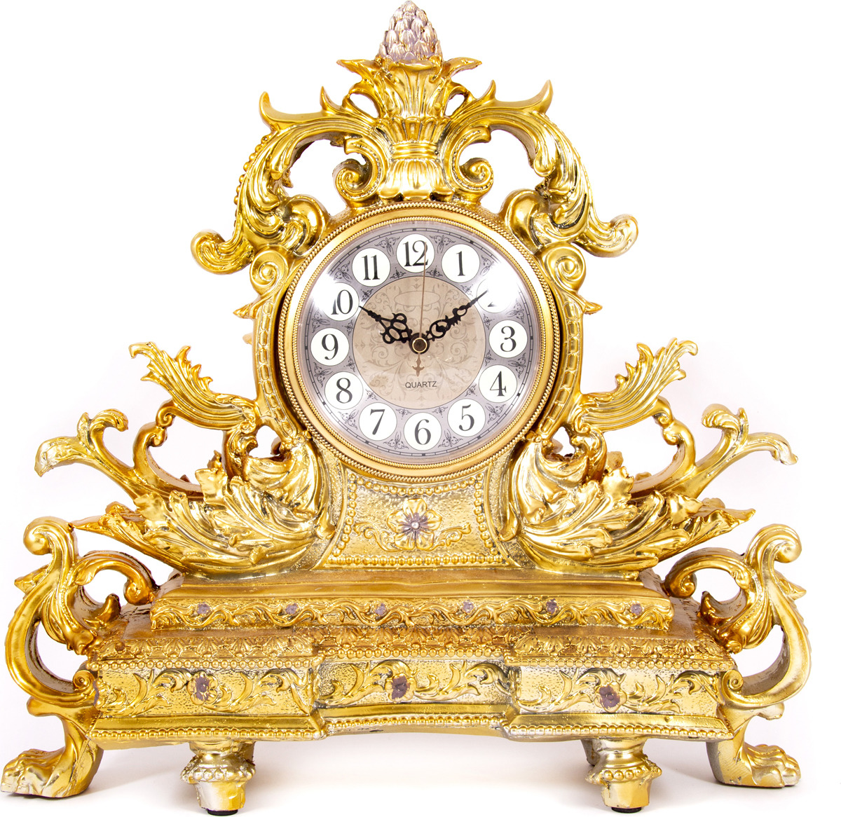 фото Настольные часы Русские Подарки "Рококо",разноцветный, 42 х 13 х 41 см