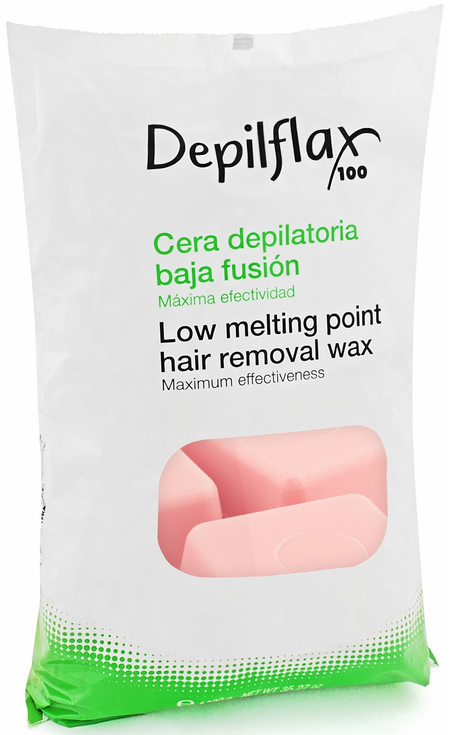 фото Воск для депиляции DEPILFLAX100 розовый/cera rosa 1000 г