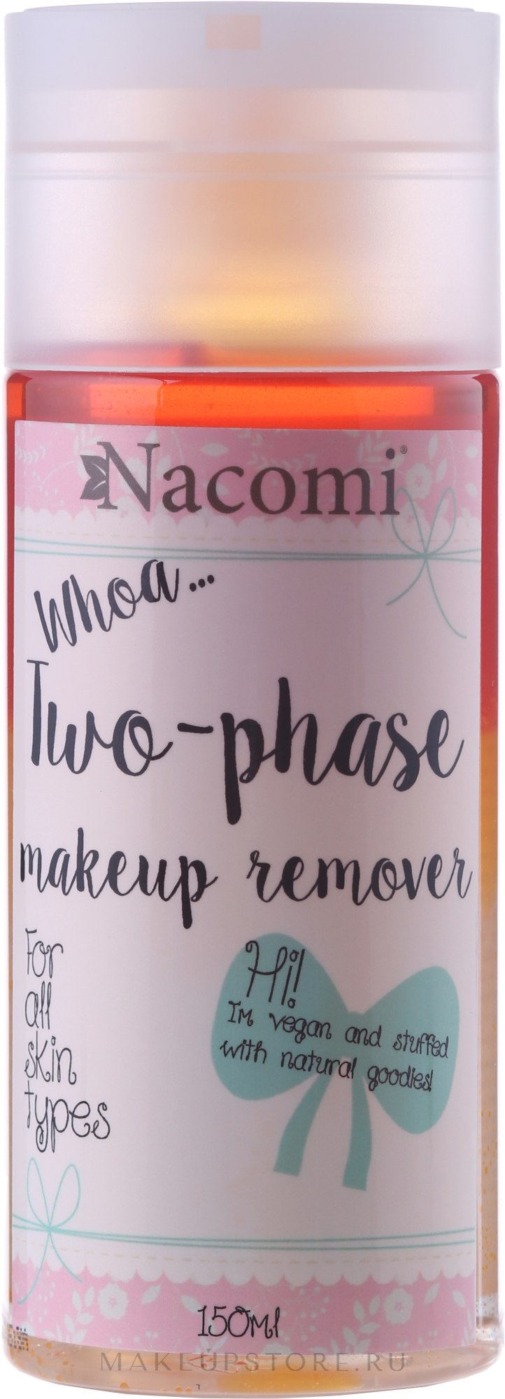 Средство для снятия макияжа Nacomi Two-phase makeup remover, 150 мл