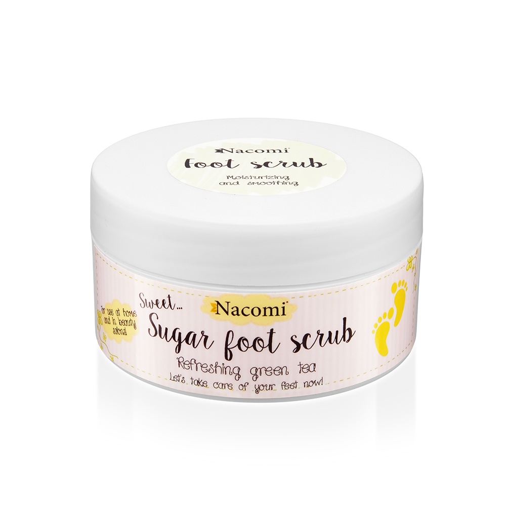 фото Освежающий скраб для ног Nacomi Sugar Foot Scrub Refreshing Green Tea, 125 г