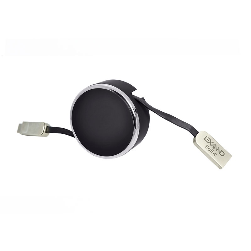 фото Кабель-рулетка LEXAND Roll-C Type-C+micro USB 00-00005262, черный, 0,25-0,9м