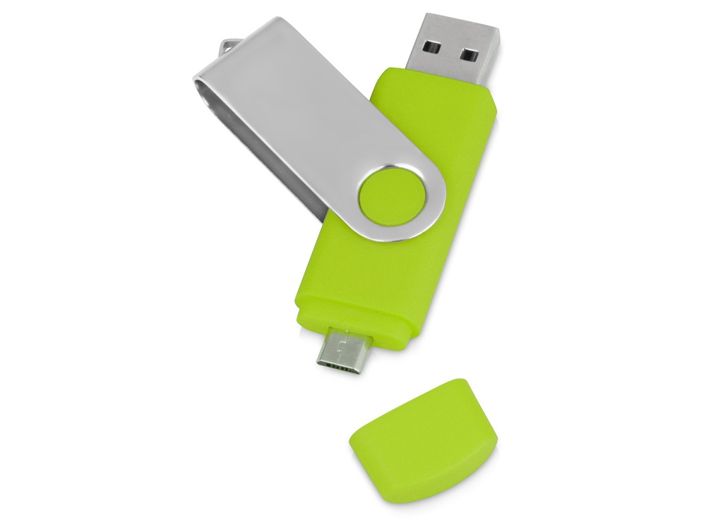 фото USB Флеш-накопитель Oasis «Квебек OTG», зеленый