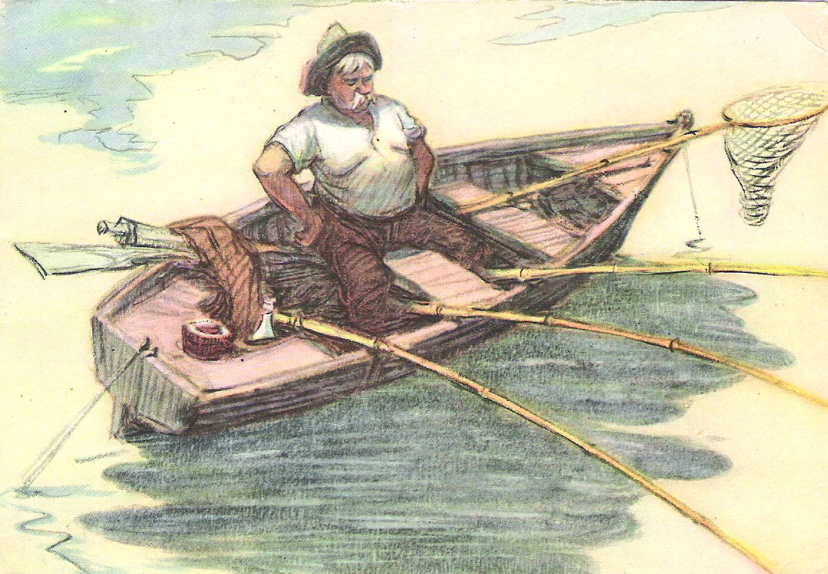 Рыбаки в древности