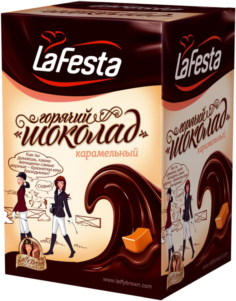 фото Горячий шоколад La Festa "Карамель", 10 шт по 22 г