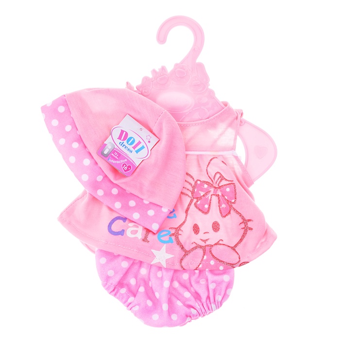 фото Одежда для кукол Yale Baby, 04BLC, розовый, 35-40 см