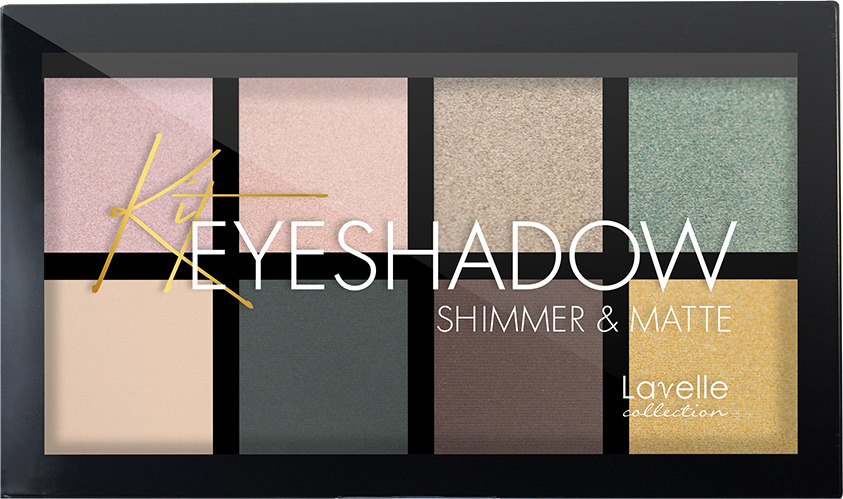 фото Тени для век LavelleCollection Shimmer&Matte, тон №01 Lavelle collection