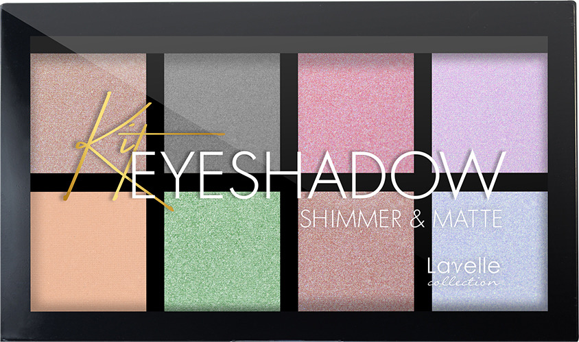 фото Тени для век LavelleCollection Shimmer&Matte, тон №02 Lavelle collection