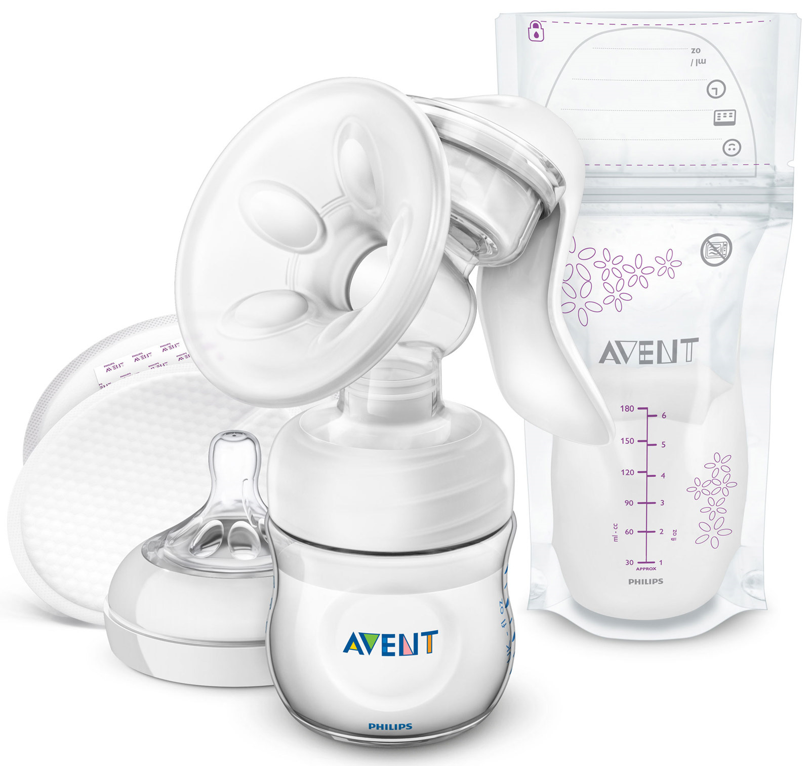 фото Молокоотсос ручной Philips Avent Comfort SCF330/50, белый