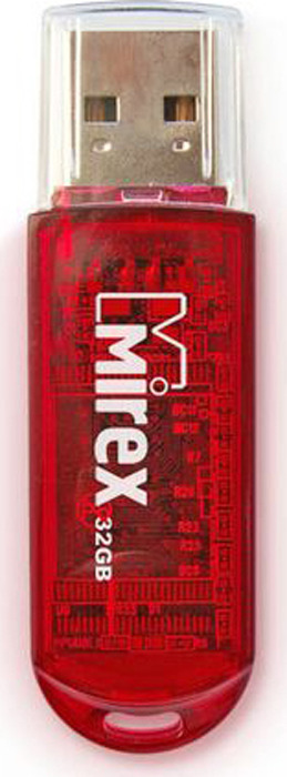 фото USB Флеш-накопитель Mirex Elf, 13600-FMURDE32, 32GB, red