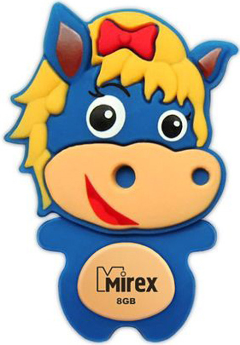 фото USB Флеш-накопитель Mirex Horse, 13600-KIDBHS08, 8GB, blue