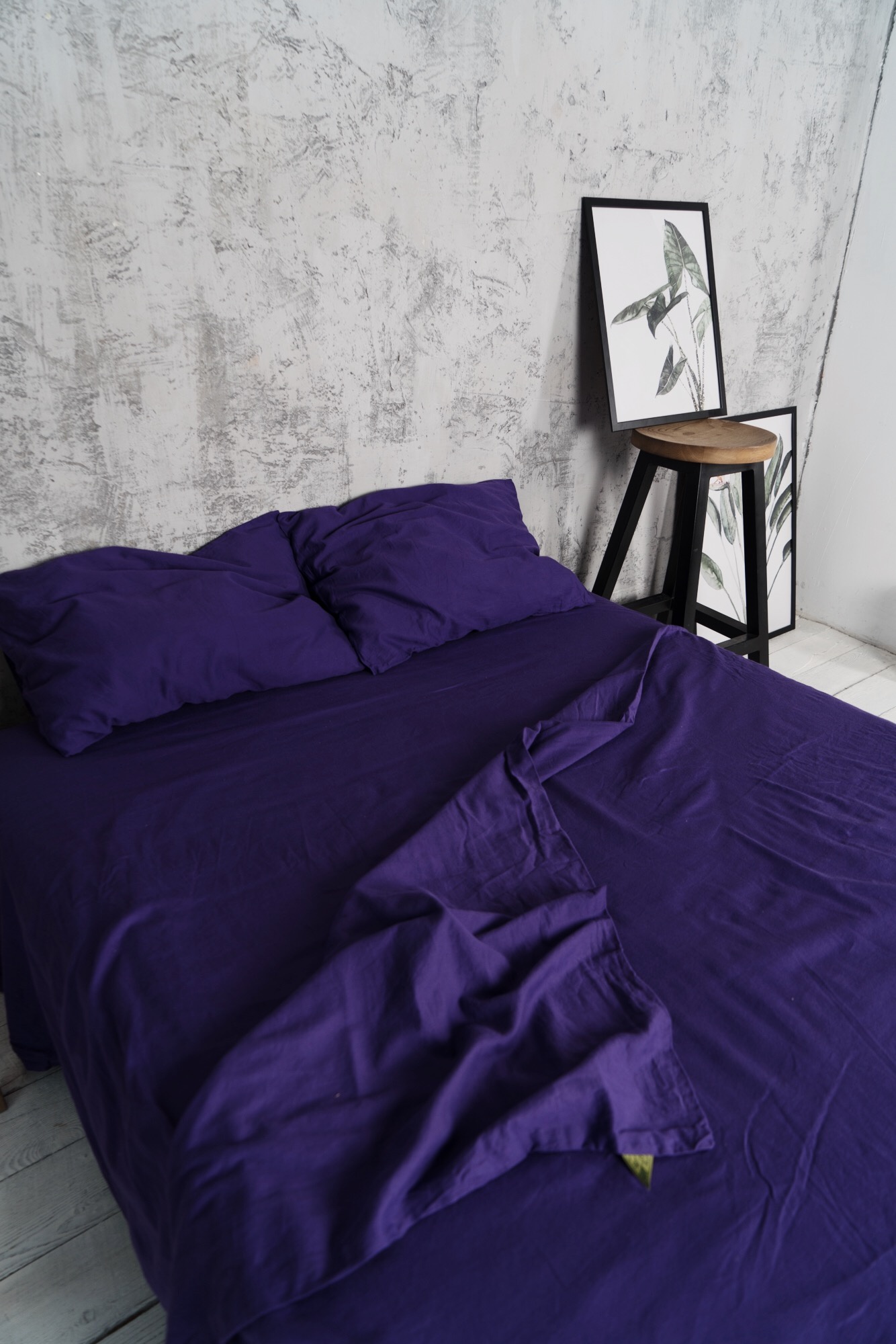 фото Комплект постельного белья T. O. T. I. Incorporated Company Ultra Violet Сатин, 2РСХ UV, фиолетовый