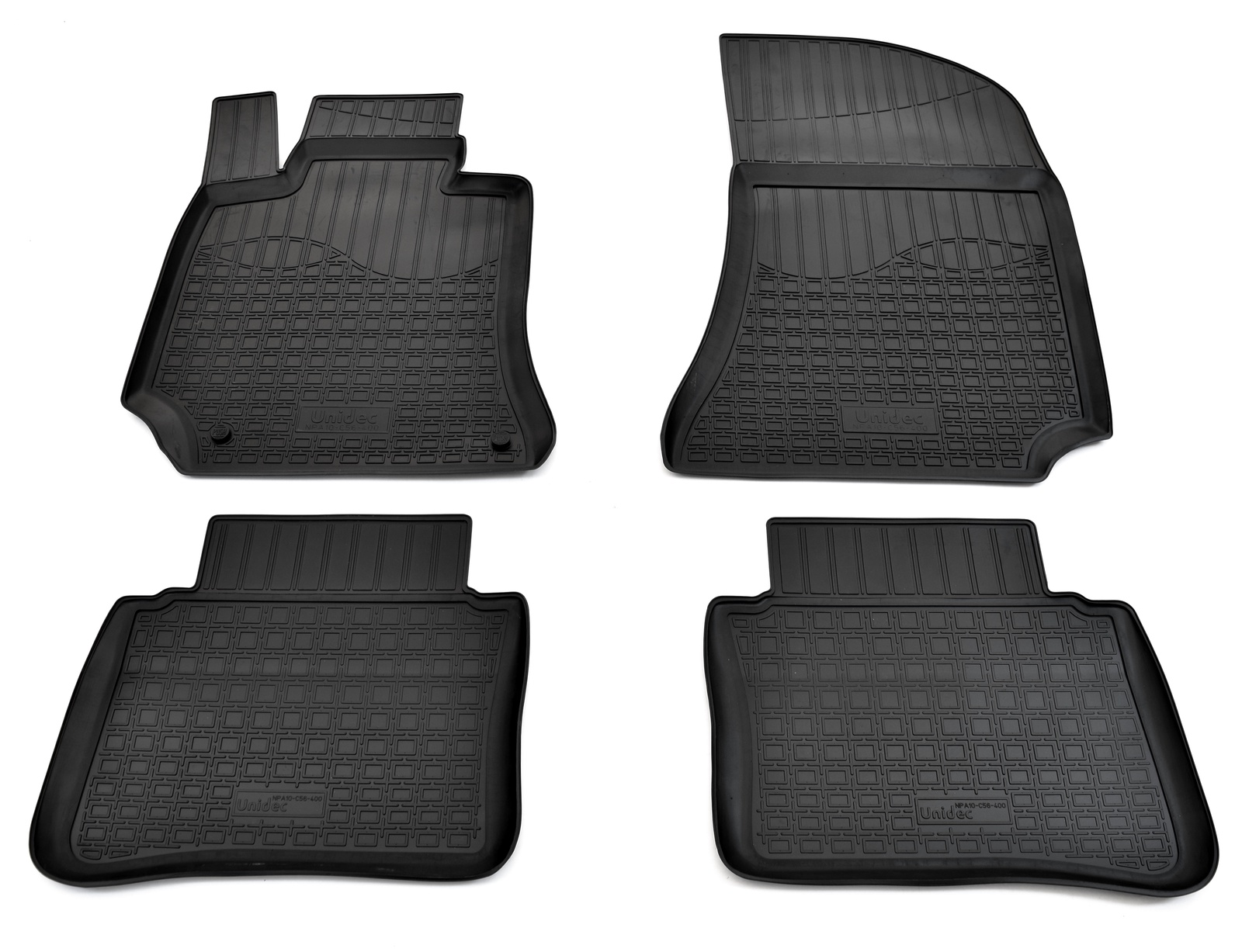 Коврики в салон автомобиля Norplast для Mercedes-Benz E (W212) (SD) (2013), NPA10-C56-400, черный