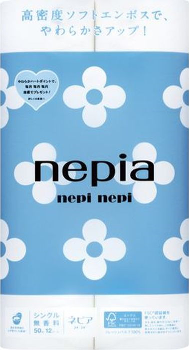 фото Туалетная бумага Nepia Nepi Nepi, 208169, 12 рулонов