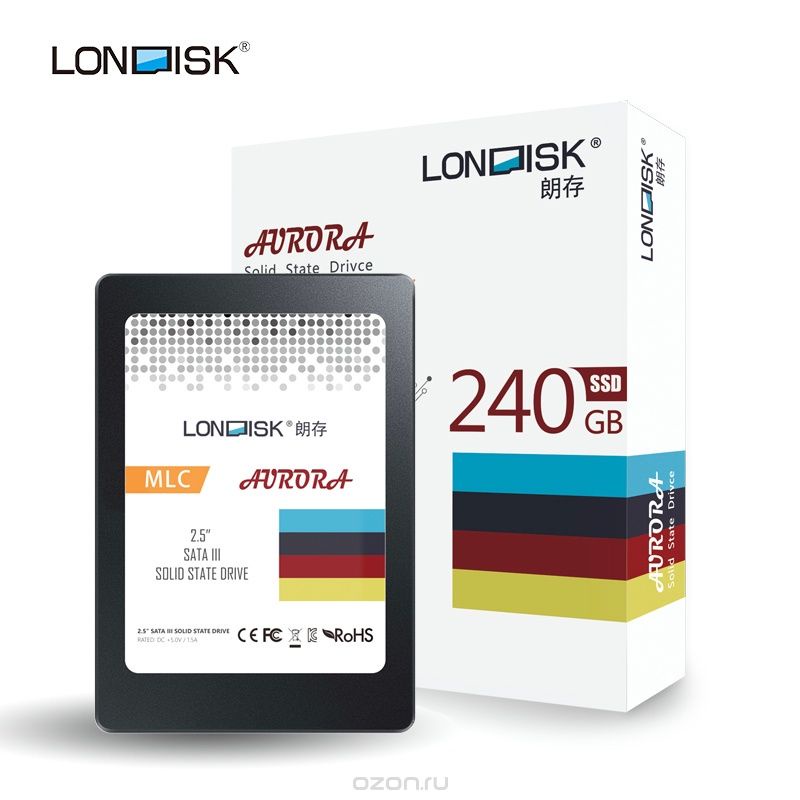 фото SSD диск LONDISK SSD-накопитель,240G,черный, 1DGQAF50SB