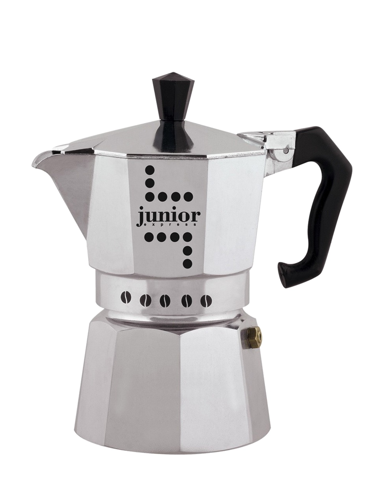 фото Кофеварка гейзерная Bialetti Junior, на 6 порций, 240 мл