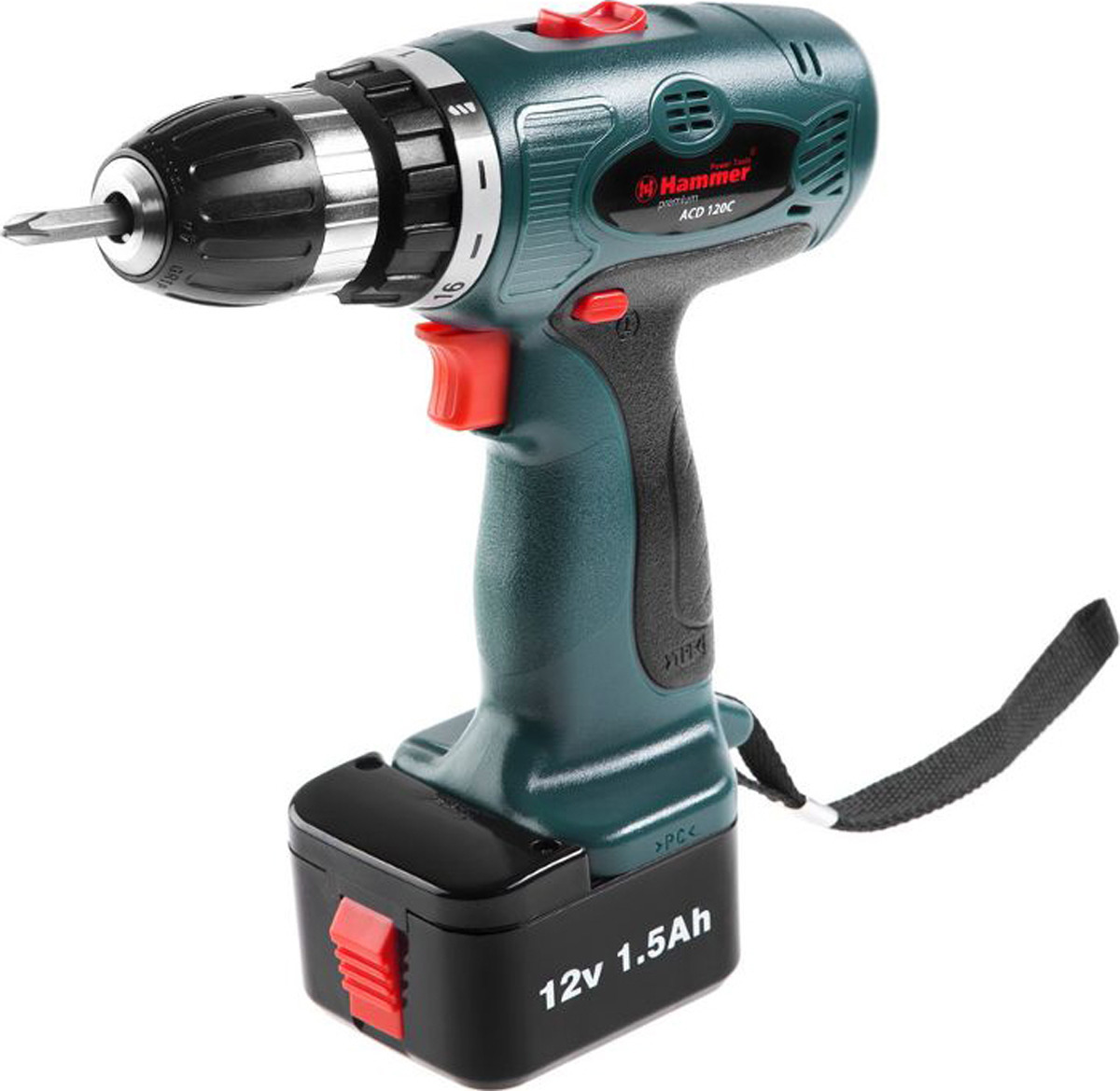 Hammer ACD120C Premium аккумуляторная дрель 350 об/мин - купить в ...