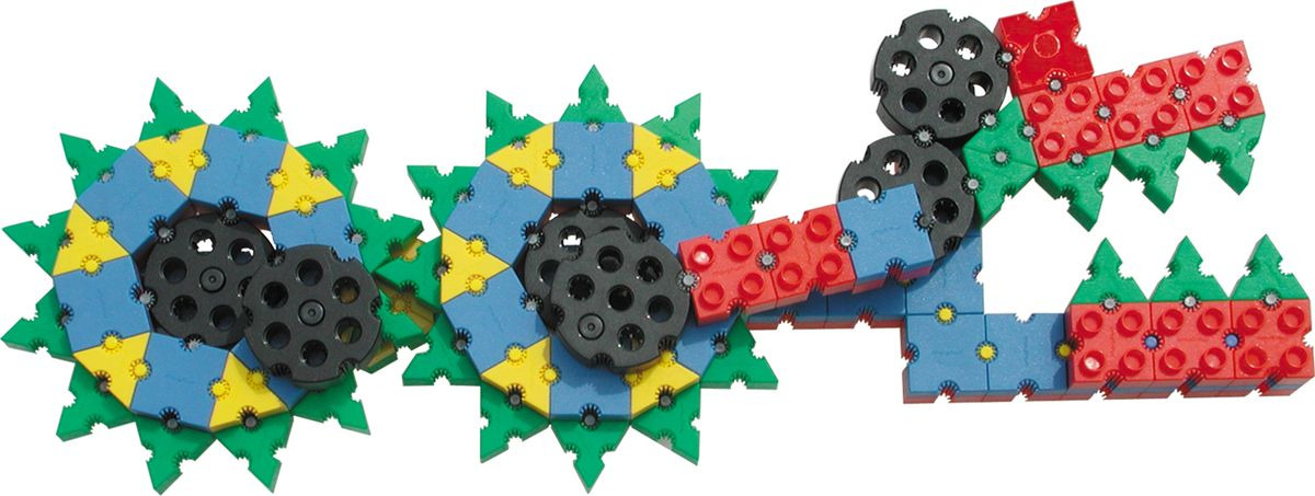 фото Пластиковый конструктор Morphun "Природа и техника Gears and Crocodiles Construction Set", 52251