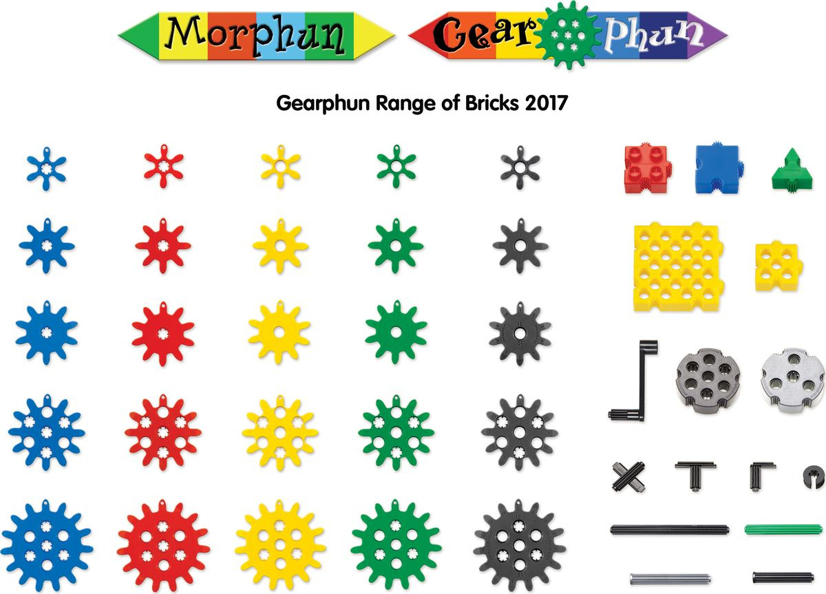 фото Пластиковый конструктор Morphun "STEM Gearphun Starter 400 Piece Set", 11040 PL