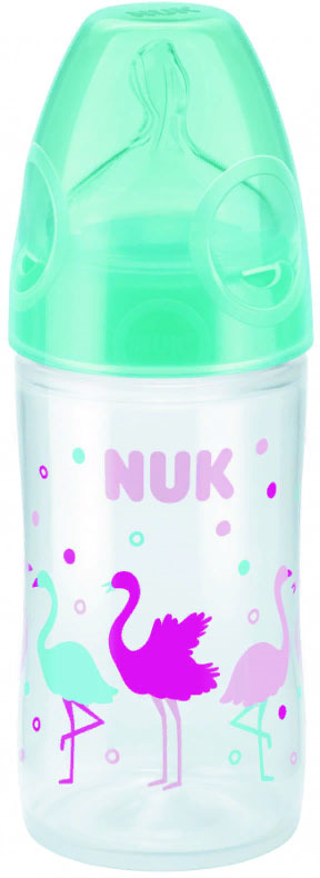 фото Бутылочка для кормления NUK First Choice New Classic, с силиконовой соской FC, от 0 месяцев, 150 мл, 10743769-Фламинго зеленый